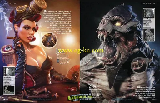 《3D艺术家书籍杂志第43期》3D Artist Issue 43 2012的图片3