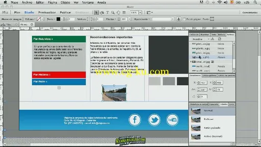 《Adobe Muse 工作流程教程》Video2Brain Example using Adobe Muse Spanish的图片2