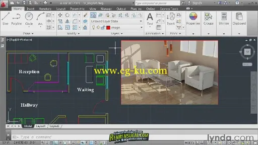 《AutoCAD要点训练系列教程第五集》Lynda.com AutoCAD Essentials 5 Working with ...的图片3