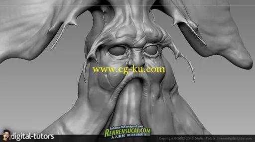 《ZBrush制作恐怖电影怪物教程》Digital-Tutors Designing Scary Film Monsters in...的图片3