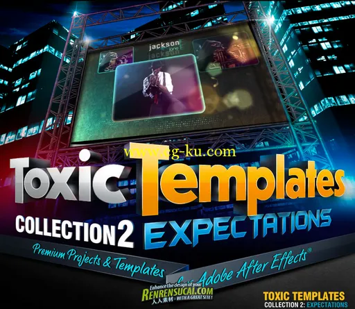 《DJ超强Toxic系列AE模板合辑Vol.2》Digital Juice Toxic Templates Collection 2 ...的图片1