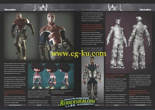 《3D创意CG杂志2012年5月刊》3Dcreative Issue 81 June 2012的图片3