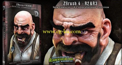 《ZBRUSH 4 R2&R3新功能教程》Eat3D ZBrush 4 R2&R3 New Features的图片1