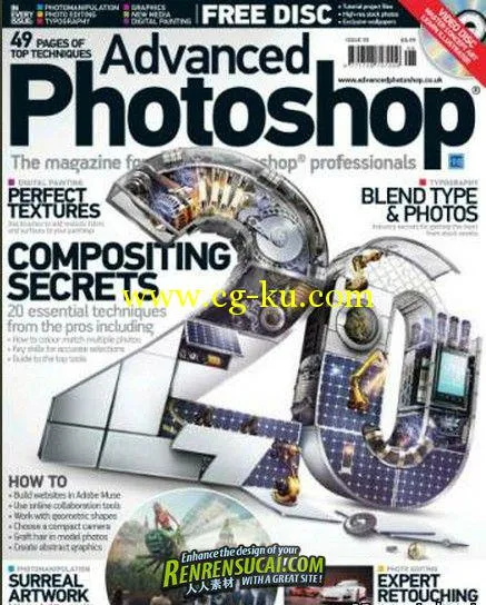 《Photoshop高端杂志2012年第98期》Advanced Photoshop UK Issue 98 2012的图片1