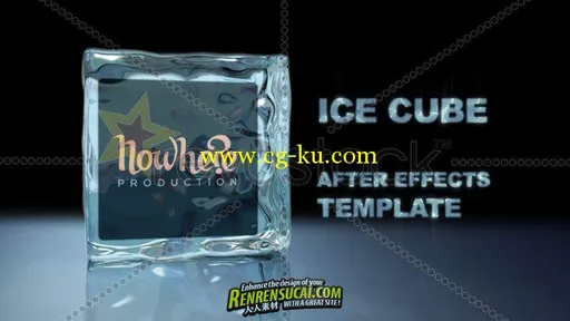 《冰块旋转 AE模板》Revostock Ice Cube Intro 111808的图片1