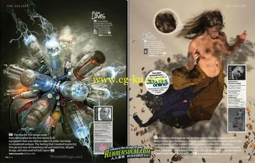 《3D艺术家书籍杂志第44期》3D Artist Issue 44 2012的图片3