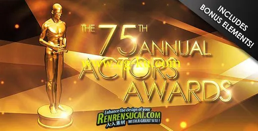 《奥斯卡小金人颁奖 AE模板》Videohive Awards Show Package 741139的图片1