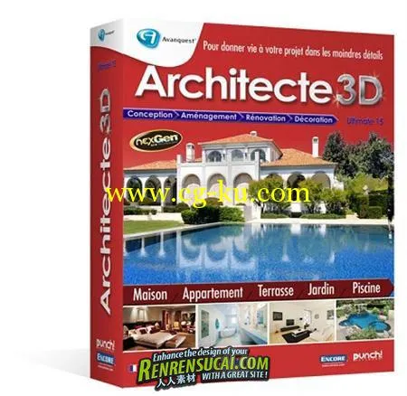 《3D建筑软件》Avanquest Architecte 3D Ultimate 2012 v15.0 x86/x64的图片1