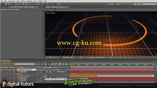 《AE表达式快速入门视频教程》Digital-Tutors After Effects Expressions Made Easy的图片3