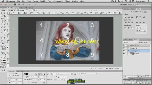 《Fireworks CS6交互网页视频教程》Video2Brain Fireworks CS6 Workshop的图片2