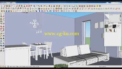 《SketchUp三维建筑设计视频教程》Evermotion SketchUp Video Tutorials的图片3