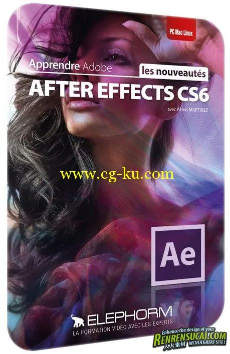 《AECS6先进技术视频教程》Elephorm Adobe After Effects Learn CS6 New French的图片1