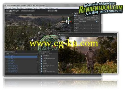 《游戏开发工具软件Unity3d 3.5.5破解版》Unity 3D Pro 3.5.5 f2 x86的图片2