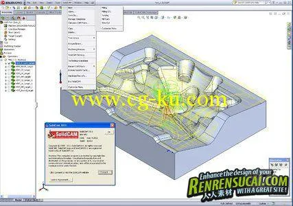 《完整CAM解决方案》SolidCAM 2011 SP8 HF1 for SolidWorks 2009-2012的图片2