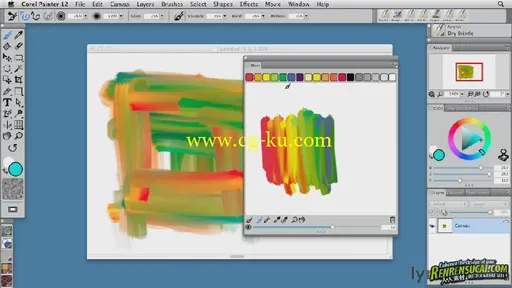 《Painter12基础入门训练教程》Lynda.com Painter 12 Essential Training的图片1