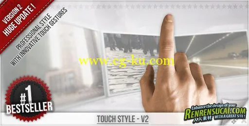 《创新触摸样式 AE模板》videohive touch style 475099的图片1