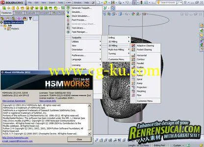 《计算机辅助制造（CAM）解决方案》HSMWorks 2012 R5.32059 for SolidWorks 2010-2012的图片2