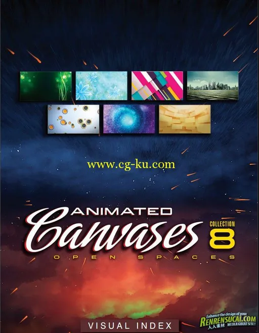 《DJ背景动画视频素材合辑Vol.8》Digital Juice Animated Canvases Collection 08 ...的图片1