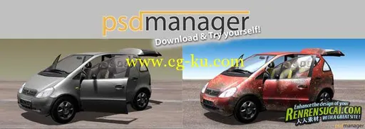 《3dsmax输出PSD软件3.2版本》Cebas psd-manager 3.2 for 3ds Max 9 2013 XFORCE的图片1