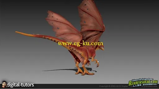 《ZBrush科幻巨龙制作教程》Digital-Tutors Creating a Fantasy Dragon in ZBrush的图片2