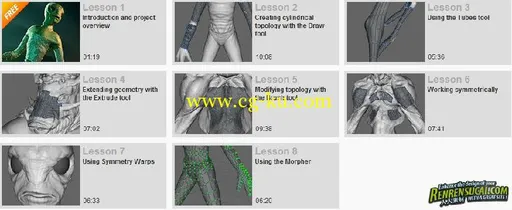 《TopoGun中拓扑工具使用教程》Digital-Tutors Topology Tools in TopoGun 2.0的图片2