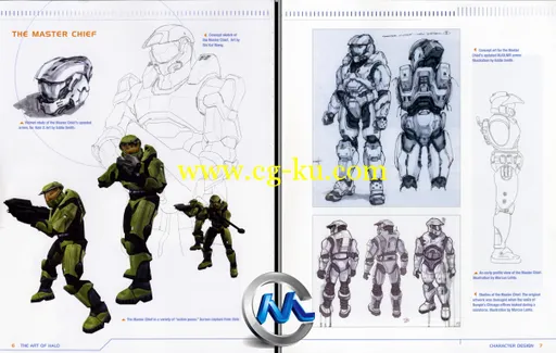 《光环游戏艺术原画设定》The Art of Halo Creating A Virtual World的图片3