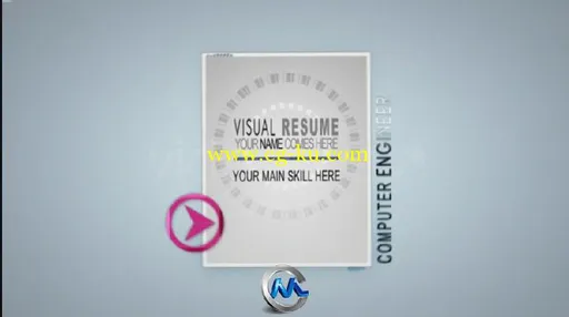 《视觉简历 AE模板》videohive visual resume alpha animated curriculum 123255的图片2