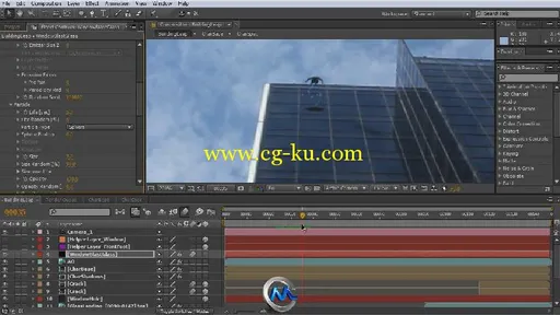 《AE制作CG拍摄场景与动画合成教程》AETuts Premium Compositing a CG Building Leap的图片3