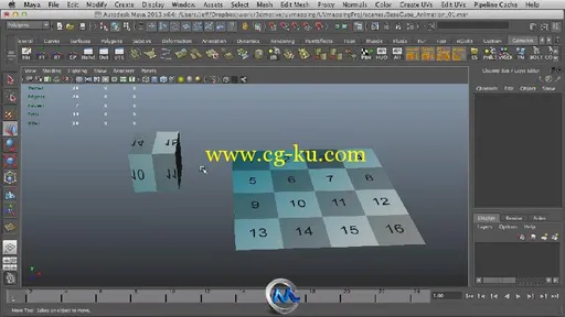 《Maya2013中UV工具使用教程》3DMotive Intro to UV Unwrapping in Maya 2013的图片2