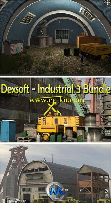 《建筑与施工用车3D模型合辑》Dexsoft Industrial 3 bundle的图片1