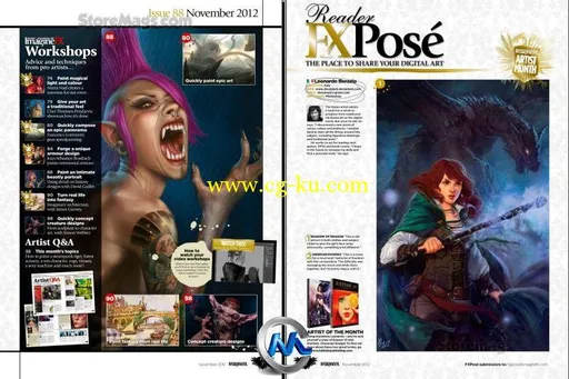 《科幻数字艺术杂志 2012年11月刊》ImagineFX November 2012的图片2