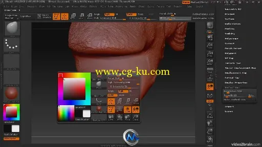 《ZBrush数字雕刻绘画实例教程》video2brain ZBrush Spanish的图片1