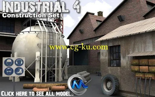 《老工业基地建筑和设施3D模型合辑4》Dexsoft Industrial 4 Model pack的图片1