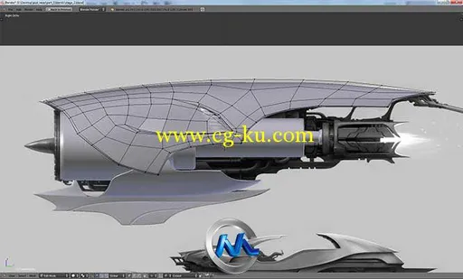 《Blender科幻赛车建模书籍》Blender Cookie Modeling a Pod Racer in Blender Cit...的图片3