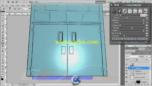 《nDo2与CryENGINE3纹理实例教程》3DMotive Texturing an Industrial Door with nD...的图片2