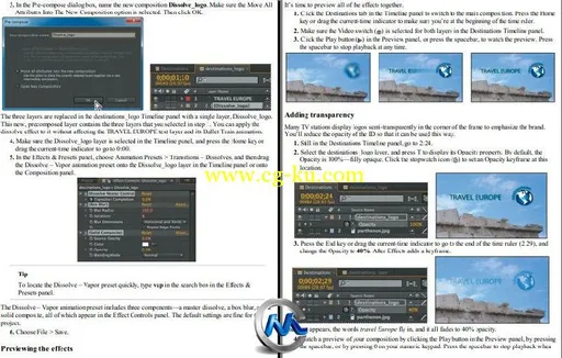 《AE CS6视觉特效关键技术书籍》Adobe After Effects CS6 Classroom in a Book的图片1