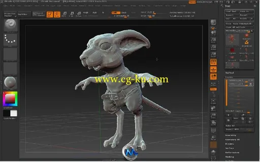 《ZBrush鼠人角色建模技术教程》The Third Guild Characters Made Easy Part 1 Geo...的图片3