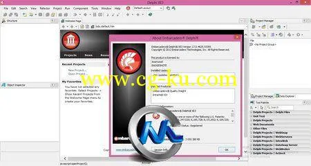 《软件开发工具》Embarcadero Delphi XE3 (Lite 6.0) Architect 17.0.4625的图片2