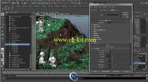 《森林制作技术2-Maya与mental ray中草与植物的实例化技术》The Gnomon Workshop F...的图片4