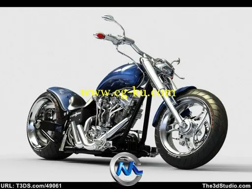 《超酷摩托车3D模型合辑》The3dstudio Empire Motorcycle Bike 3D Model的图片1