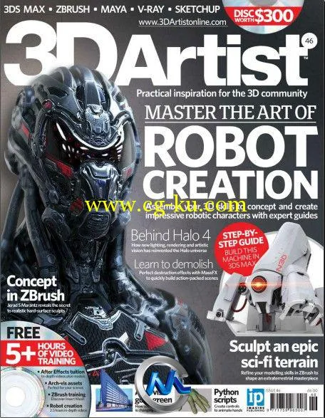 《3D艺术家书籍杂志第46期》3D Artist Vol.46的图片1