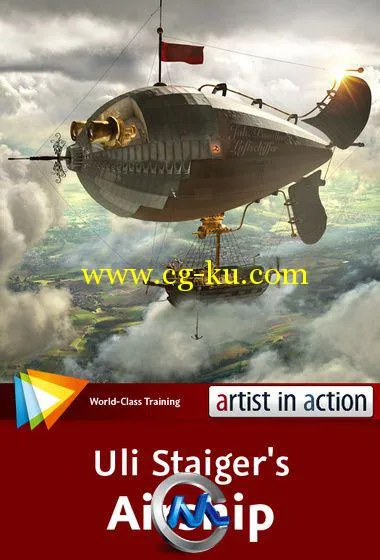 《PS艺术家实例教程-飞艇》video2brain Photoshop Artist in Action Uli Staigers ...的图片1