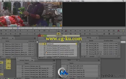 《Avid纪录片剪辑教程》Lynda.com Documentary Editing with Avid Media Composer的图片2