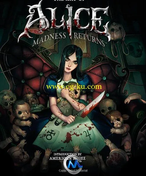 《爱丽丝梦游仙境游戏原画设计书籍》The Art of Alice Madness Returns的图片1