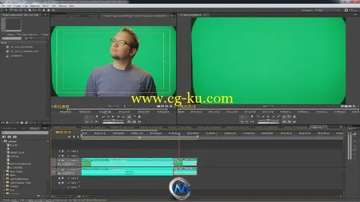 《AE与PR绿屏抠像合成入门教程》AETuts+ Green Screen & Compositing的图片4