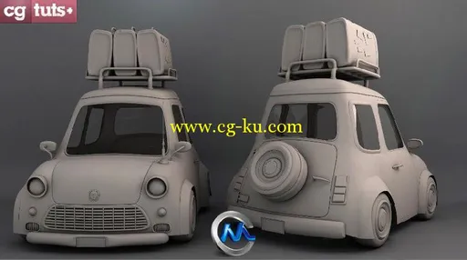 《Maya制作个性汽车视频教程》CGTuts+ Create A Stylized Car In Maya的图片1