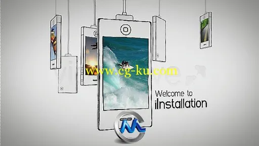 《吊挂手机卡通样式AE模板》Videohive iInstallation 138001的图片3