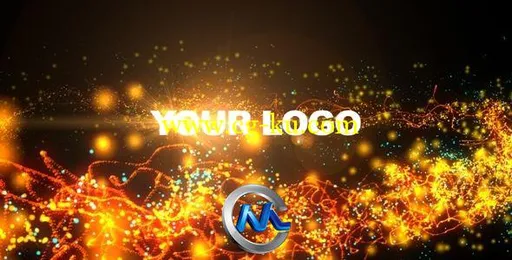 《Logo标志粒子动画AE模板》Videohive Logo Strings Particles Animation 89002的图片1