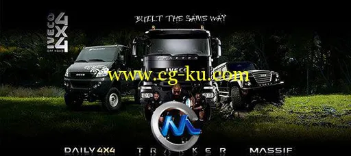 《越野卡车3D模型合辑》Cgtrader 3D Model Iveco Daily 4×4的图片1