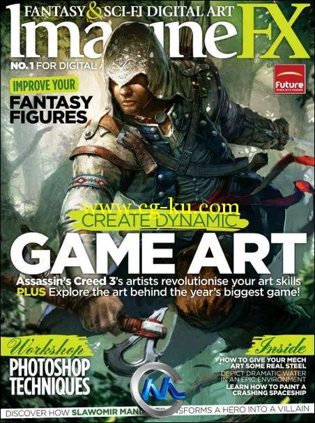 《科幻数字艺术杂志 2012年12月刊》ImagineFX December 2012的图片1